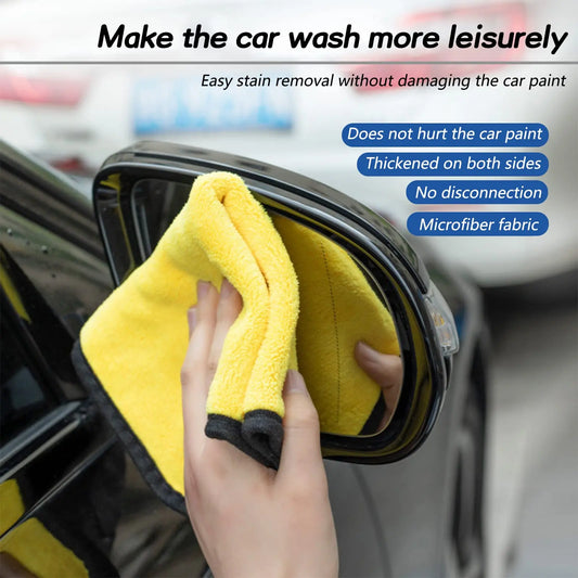 Easy to Clean Ultra Fine Fiber Car Wash Wipes Super Absorbent Wipes